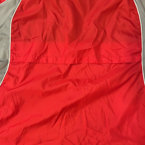 Mizuna Red Gray 1/2 Zip Windbreaker - Picture 4 of 5